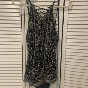 NBD BEADED ROMPER - BOHO ROMPER PERFECT FOR COACHELLA AND FESTIVALS